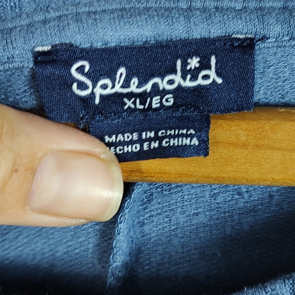 Splendid Blue Ombre Sweatshirt XL - Picture 4 of 9